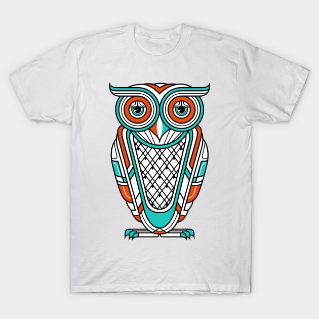 Owl Deco T-Shirt by qetza